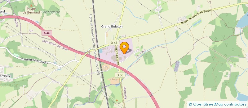 localisation de l'entreprise CONTAINERLAND.FR  NEUVILLE-SUR-SAONE