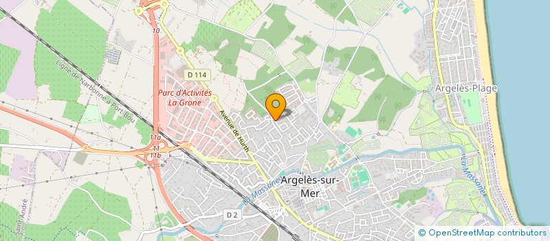 localisation de l'entreprise CONTAINERS BOX 66  ARGELES-SUR-MER