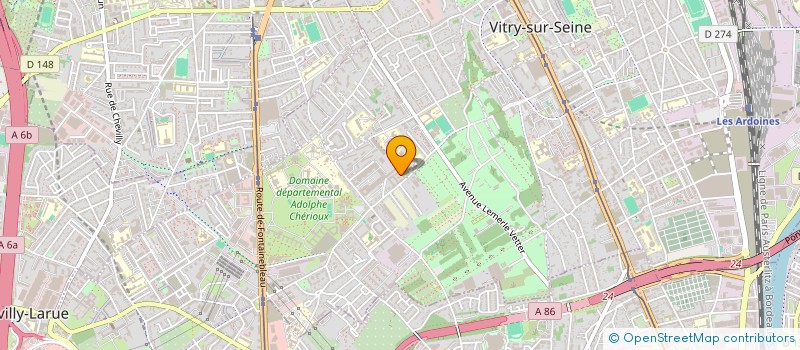 localisation de l'entreprise CONTAMINE à VITRY-SUR-SEINE