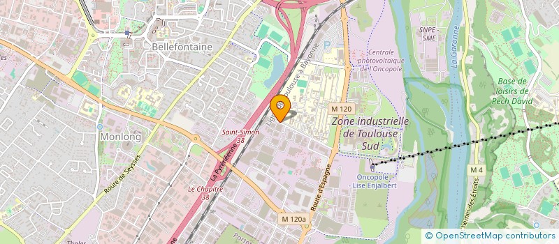 localisation de l'entreprise CONTANT SA à TOULOUSE