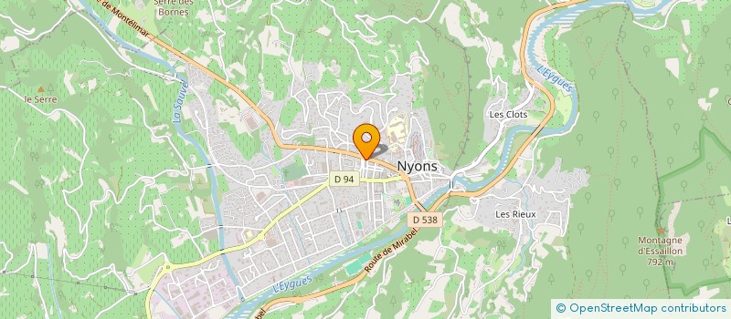 localisation de l'entreprise CONTE  NYONS