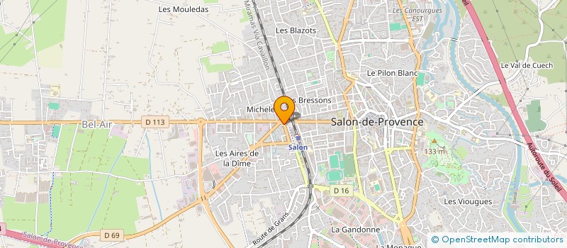 localisation de l'entreprise CONTE à SALON-DE-PROVENCE