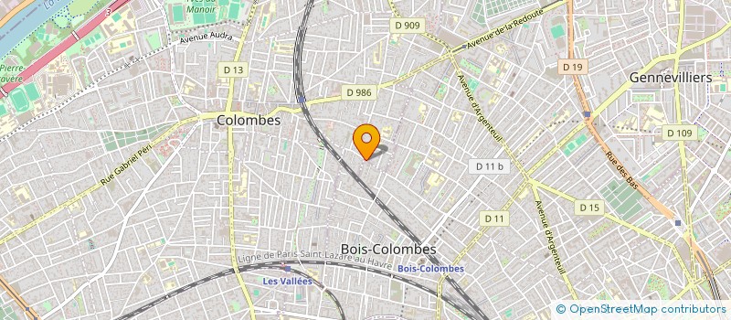 localisation de l'entreprise CONTE AMER PROSPECTIVE à COLOMBES