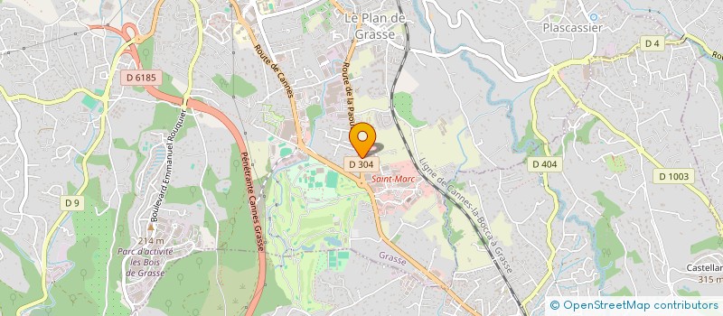 localisation de l'entreprise CONTE MERLATTI  GRASSE