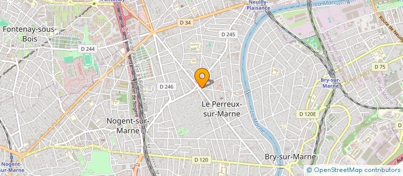 localisation de l'entreprise CONTEAU  OUDIN  LE PERREUX-SUR-MARNE