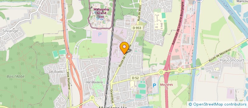localisation de l'entreprise CONTECH 92 à MAIZIERES-LES-METZ