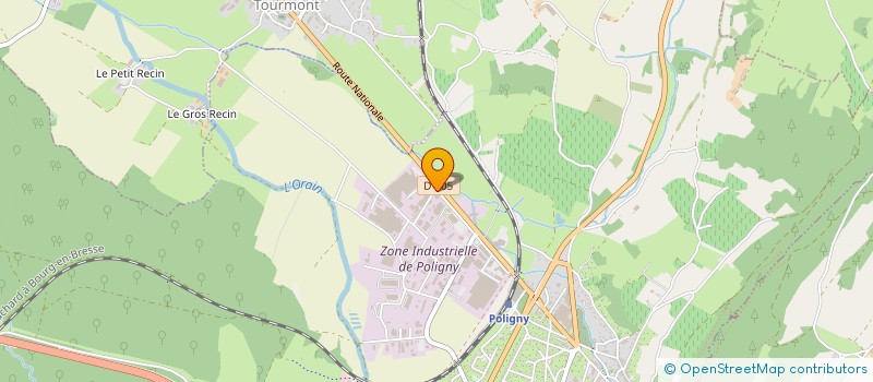 localisation de l'entreprise CONTENANTS INDUSTRIELS ET TECHNIQUES  POLIGNY