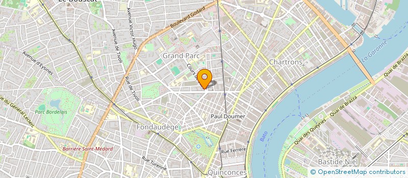 localisation de l'entreprise CONTENT 4U à BORDEAUX