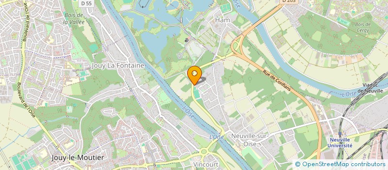 localisation de l'entreprise CONTENT  NEUVILLE-SUR-OISE