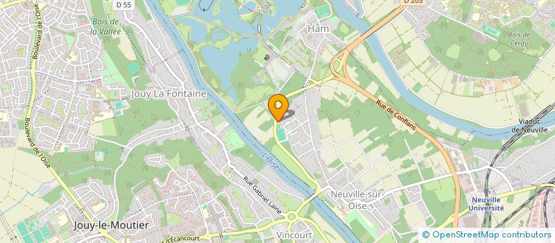 localisation de l'entreprise CONTENT  NEUVILLE-SUR-OISE