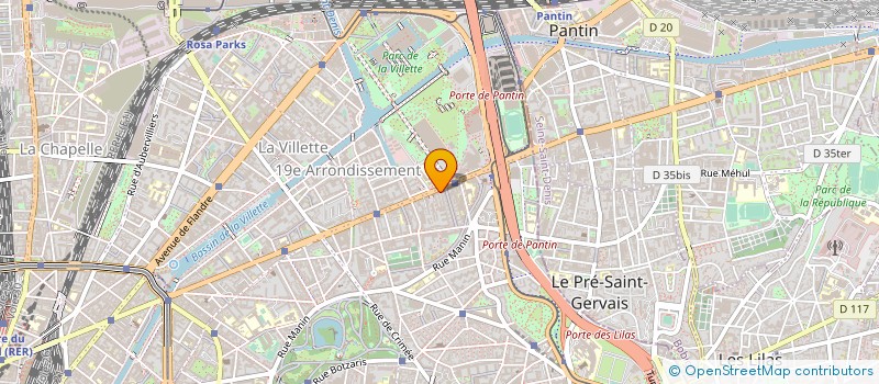 localisation de l'entreprise CONTENTE à PARIS