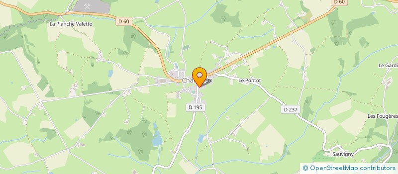 localisation de l'entreprise CONTENTE ET VOUS  CHALMOUX