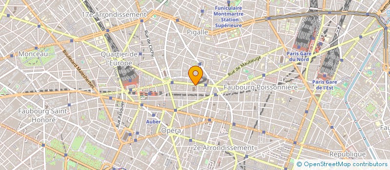 localisation de l'entreprise CONTENTIEUX RECOUVREMENT CREANCES à PARIS
