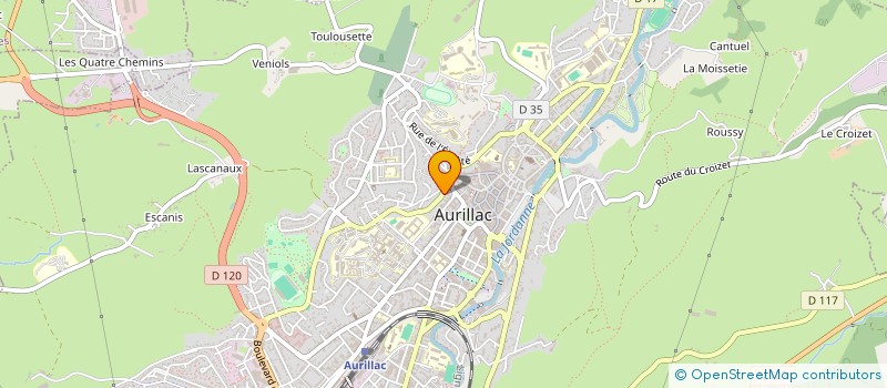 localisation de l'entreprise CONTES A NOUNETTE à AURILLAC