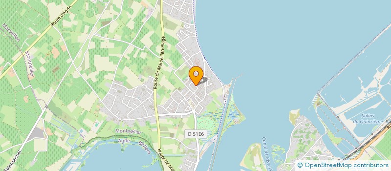 localisation de l'entreprise CONTES D ENFANTS à MARSEILLAN