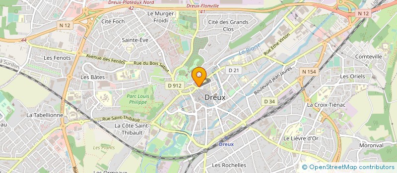 localisation de l'entreprise CONTES ET LEGENDES à DREUX