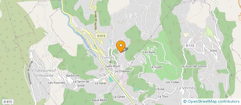 localisation de l'entreprise CONTES FIOUL  CONTES