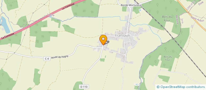 localisation de l'entreprise CONTESSE à FRANXAULT