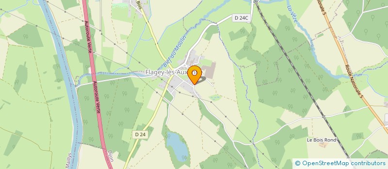 localisation de l'entreprise CONTET BOUROTTE à FLAGEY-LES-AUXONNE