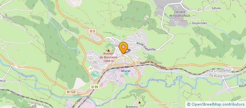 localisation de l'entreprise CONTEURS D'ART à MURAT