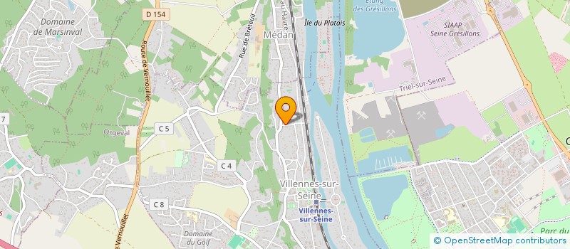 localisation de l'entreprise CONTEXTEO à VILLENNES-SUR-SEINE