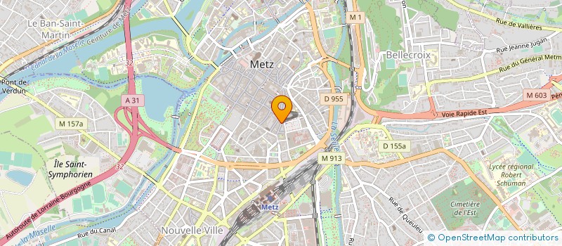 localisation de l'entreprise CONTI  METZ