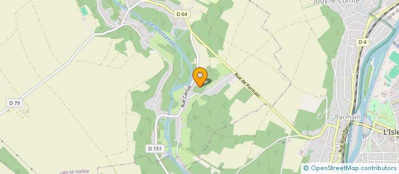 localisation de l'entreprise CONTI FB  NESLES-LA-VALLEE