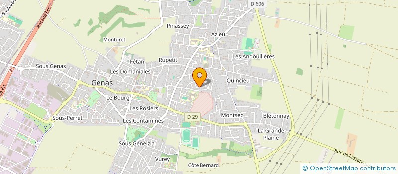 localisation de l'entreprise CONTI SOLUTIONS  GENAS