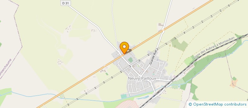 localisation de l'entreprise CONTI TRAITEUR à NEUVY-PAILLOUX