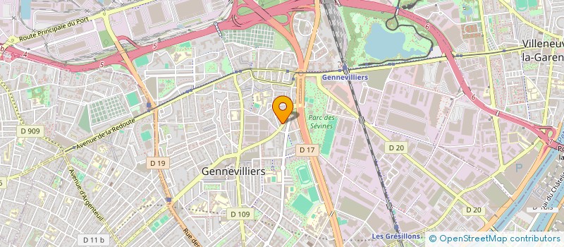 localisation de l'entreprise CONTICINI PASSY à GENNEVILLIERS