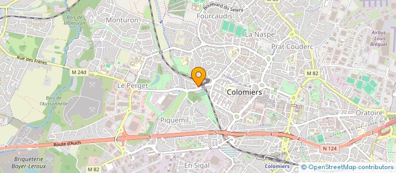 localisation de l'entreprise CONTIGIANI à COLOMIERS