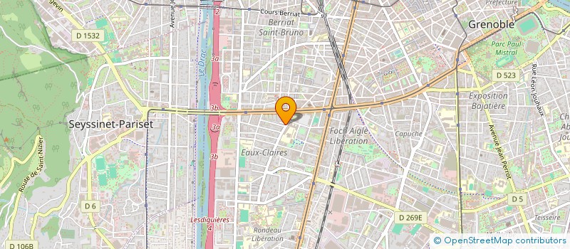 localisation de l'entreprise CONTIGNON DEMENAGEMENTS TRANSPORTS  GRENOBLE