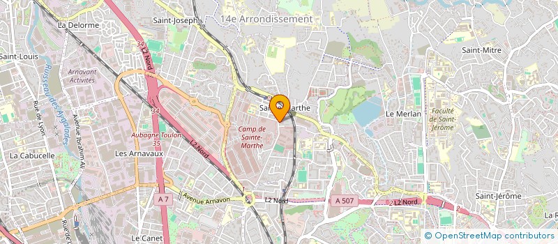 localisation de l'entreprise CONTIGO à MARSEILLE