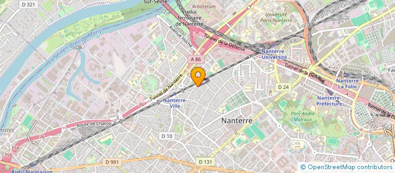 localisation de l'entreprise CONTIMEINTEMPS  NANTERRE