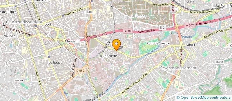 localisation de l'entreprise CONTINANTAL TRADE DIFFUSION à MARSEILLE