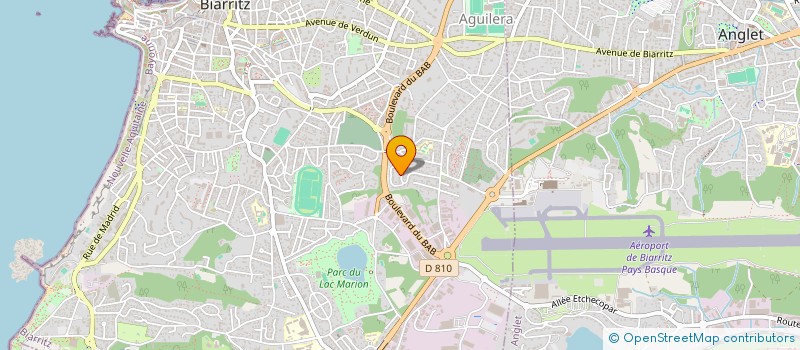 localisation de l'entreprise CONTINENTAL AUTO à BIARRITZ