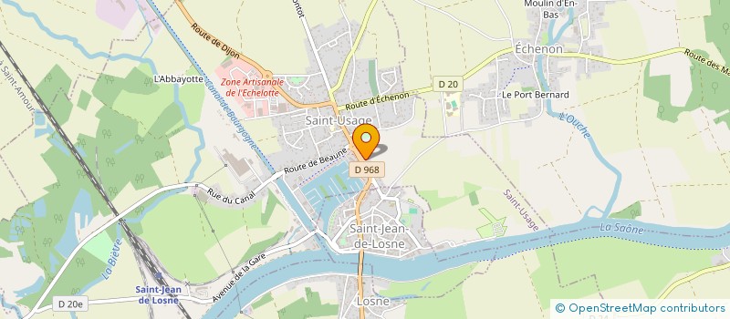 localisation de l'entreprise CONTINENTAL BIJOUX  SAINT-USAGE