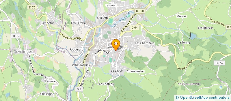 localisation de l'entreprise CONTINENTAL DISTRIBUTION  COURS