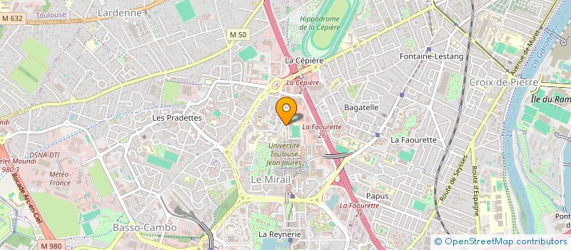 localisation de l'entreprise CONTINENTAL FIBRE à TOULOUSE