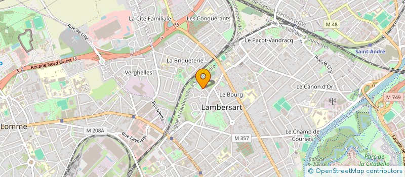 localisation de l'entreprise CONTINENTAL FOOD SYSTEM à LAMBERSART