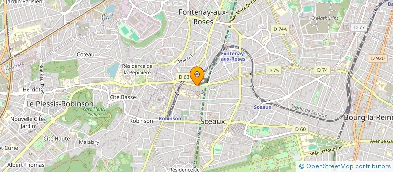 localisation de l'entreprise CONTINENTAL MUSIC GROUP à FONTENAY-AUX-ROSES