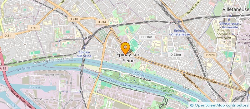 localisation de l'entreprise CONTINENTAL STORES à EPINAY-SUR-SEINE