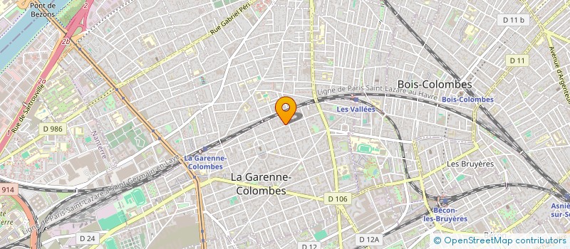 localisation de l'entreprise CONTINENTAL VOYAGES à LA GARENNE-COLOMBES