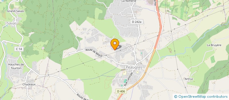 localisation de l'entreprise CONTINENTALE à PEAUGRES