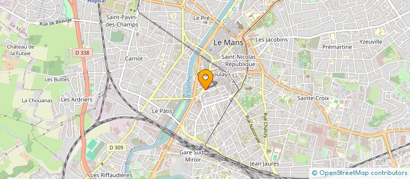 localisation de l'entreprise CONTINENTALE  LE MANS