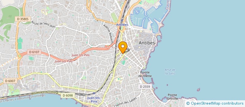 localisation de l'entreprise CONTINENTALE D INVESTISSEMENTS à ANTIBES