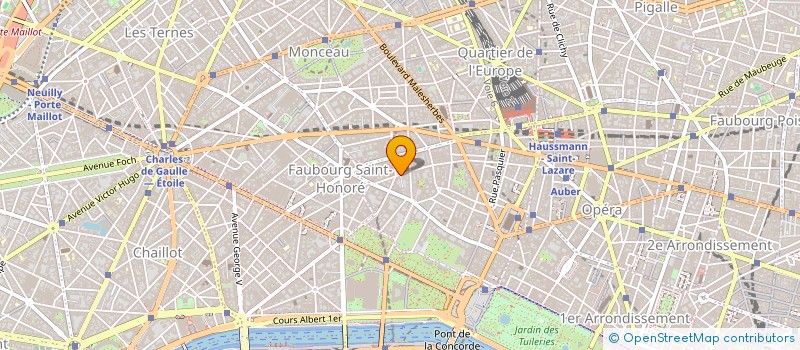 localisation de l'entreprise CONTINENTALE NETTOYAGES SERVICES à PARIS