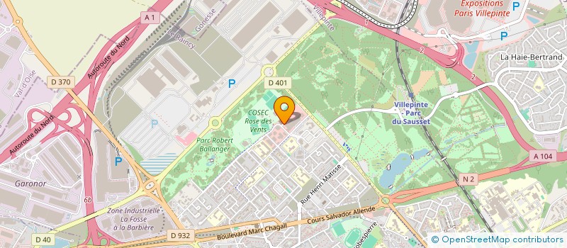 localisation de l'entreprise CONTINENTALPRO à AULNAY-SOUS-BOIS