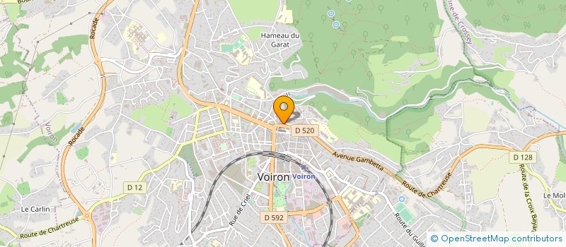 localisation de l'entreprise CONTINIUM AUTO à VOIRON