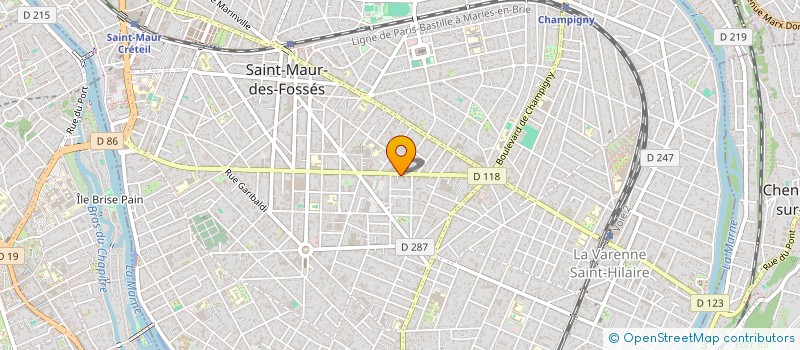 localisation de l'entreprise CONTINUO à SAINT-MAUR-DES-FOSSES